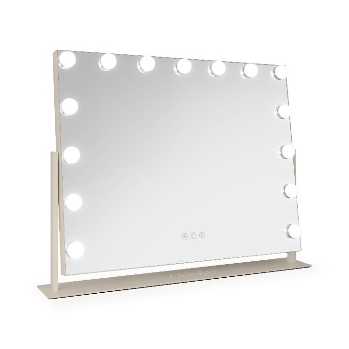 15 Led Light Bulb Horizontal Hollywood Makeup Mirror - 25" X 20”