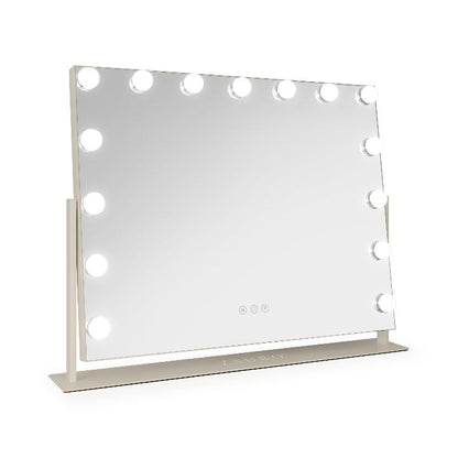 15 Led Light Bulb Horizontal Hollywood Makeup Mirror - 25" X 20”