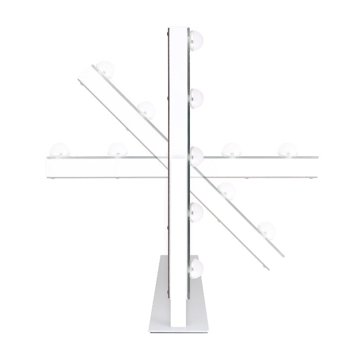 15 Led Light Bulb Horizontal Hollywood Makeup Mirror - 25" X 20”