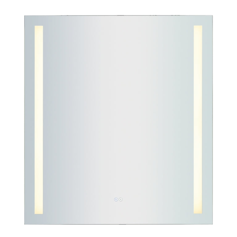 LED Wall Mirror with Bluetooth Speakers - 36x40
