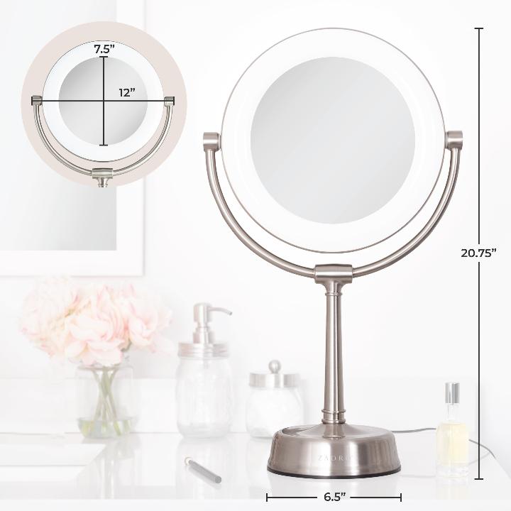 Lexington Lighted Makeup Mirror with Magnification
