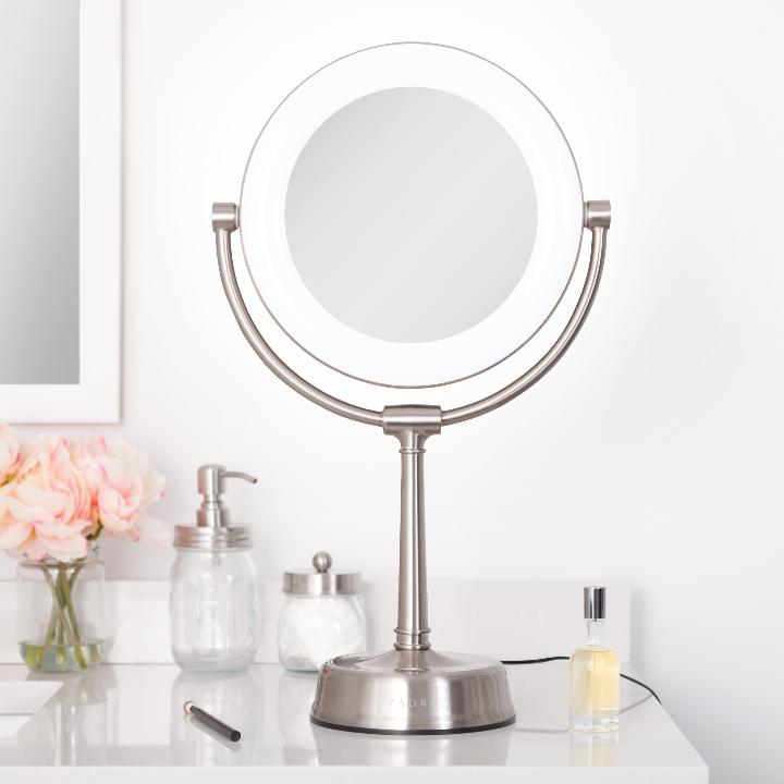 Lexington Lighted Makeup Mirror with Magnification