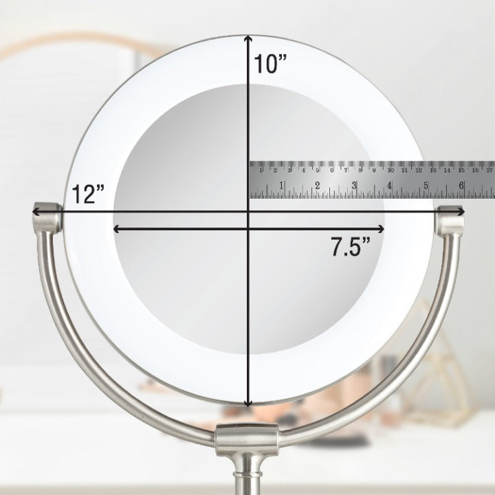 Lexington Lighted Makeup Mirror with Magnification